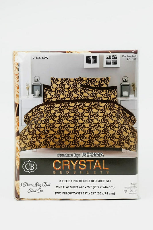 Double Bed Rooma Crystal Bed Sheet with Luxurious Finish
